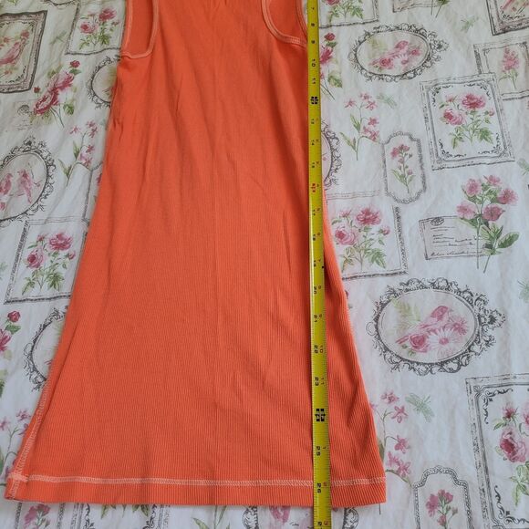 American Eagle Womens Boyfriend Tank Top Size S Racerback Ribbed Metallic Thread - Picture 7 of 7